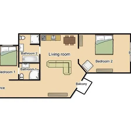 Apartamento Two Couples *